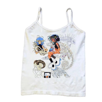 Anime Cartoon Graphic Cotton T-shirt