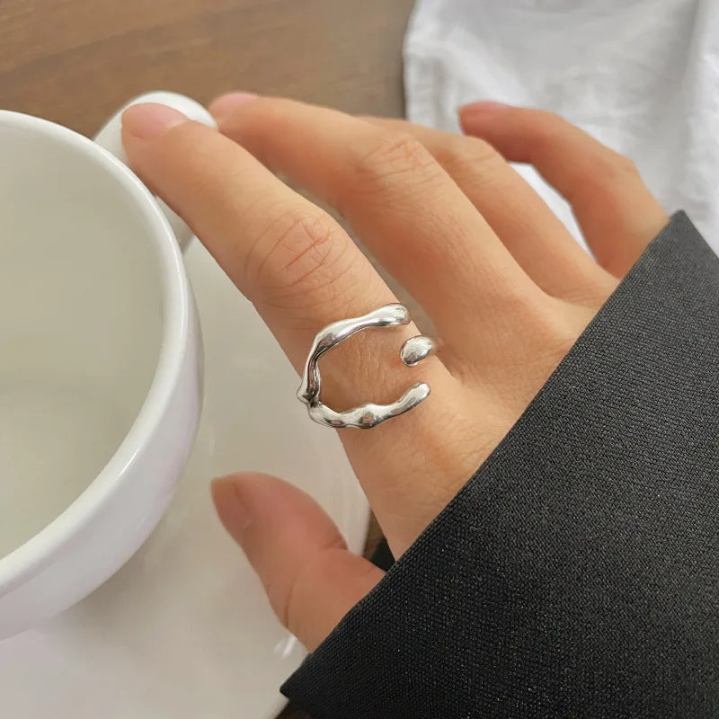 Vintage Punk Quartz Pocket Watch Gothic Ring