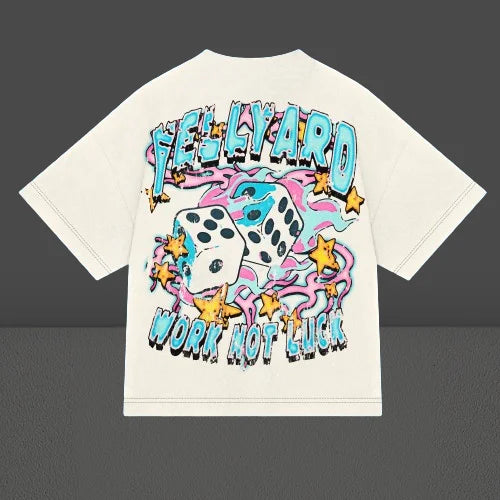 Y2K Punk Oversized Graphic Print T-shirt