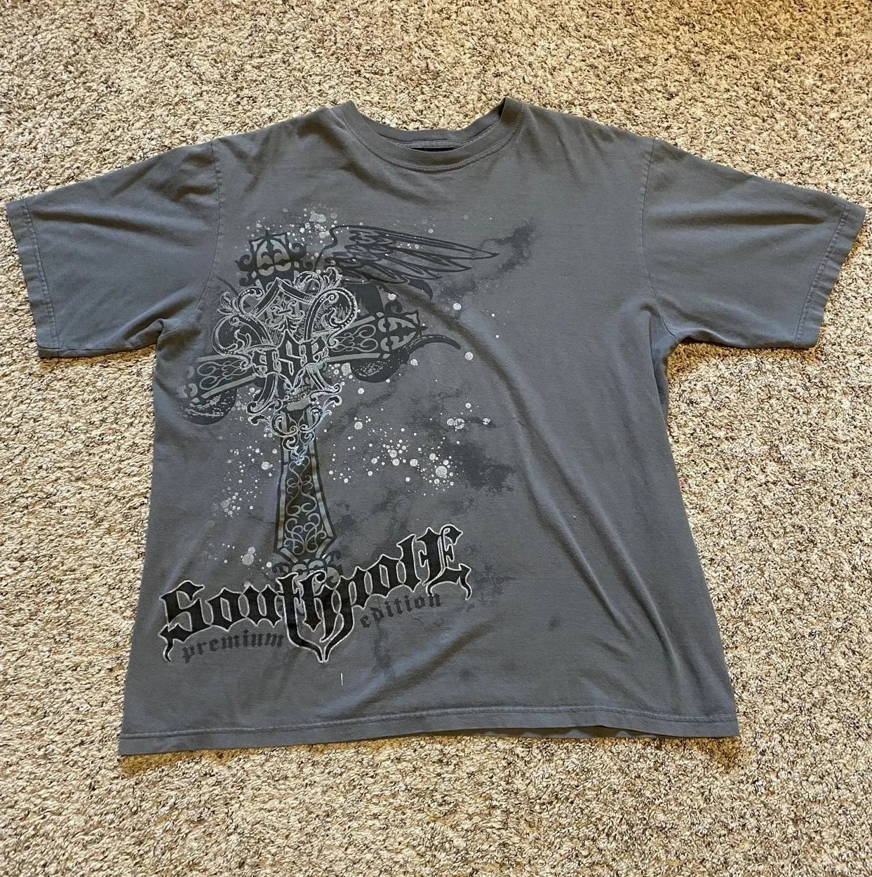 Graphic Print Oversized Cotton T-shirt