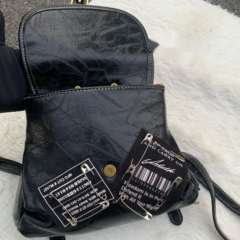 Hello Kitty Mini Backpack Sweet Cool Y2K Spicy Girl Korean Style Casual Bag Halloween