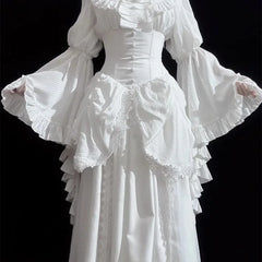 Y2k Ruffle Sleeve Harajuku Blouse