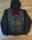 Gothic Retro Letter Zip Hoodie