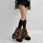 Gothic Leopard Lace Summer Sock