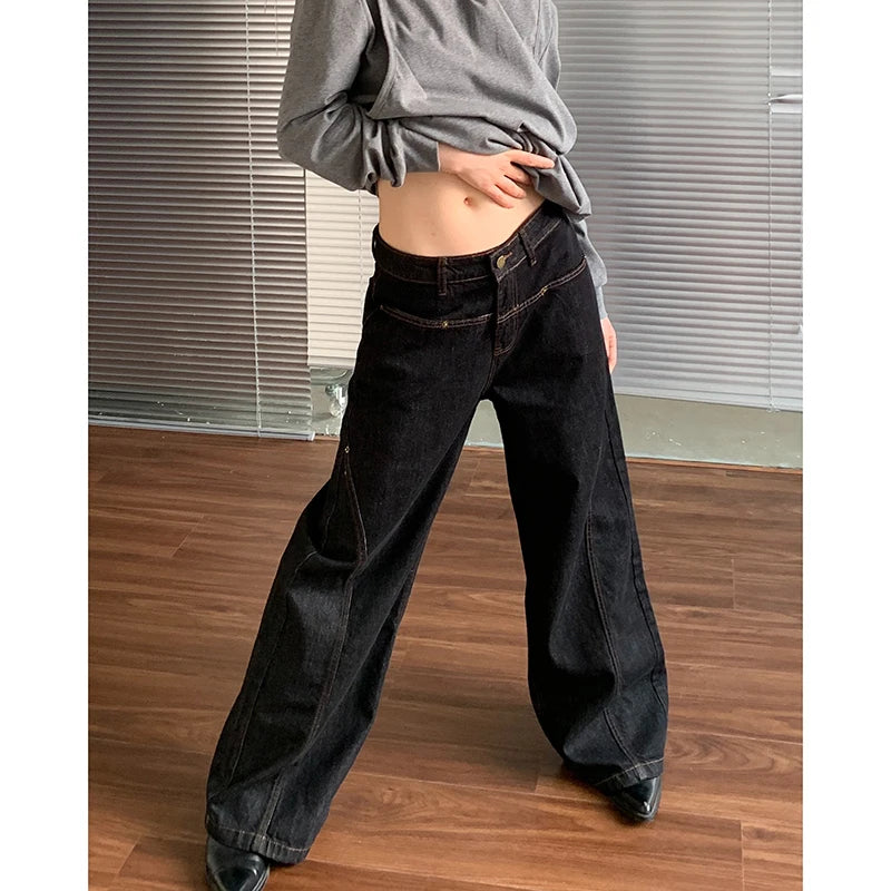 High Waist Vintage Gothic Denim Pant Main image