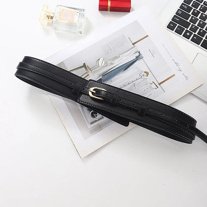 PU Gothic Leather Pin Buckle Belt