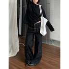 High Waist Vintage Gothic Denim Pant