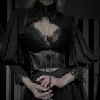 Victorian Inspired Mesh Top