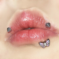 Butterfly Colorful Teeth Lip Stud
