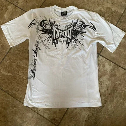 Vintage Hip Hop Oversized Gothic T-shirt