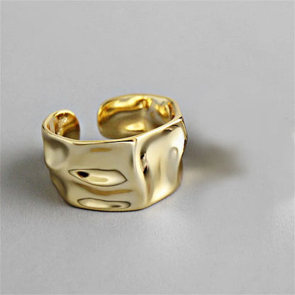 Fashion Silver Minimalist Gothic Ring
