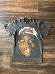 Hip Hop Cartoon Graphic Embroidery Oversized T-shirt