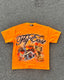 Graffiti Print Loose Cotton T-shirt