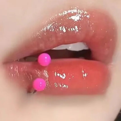 Five-Pointed Star Dragon Claw Titanium Lip Stud
