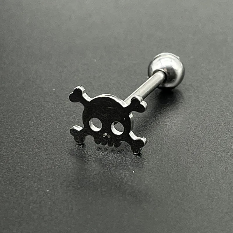 Titanium Steel Butterfly Rose Bee Tongue Ring