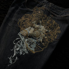 Oversize Gothic Wide Leg Pants