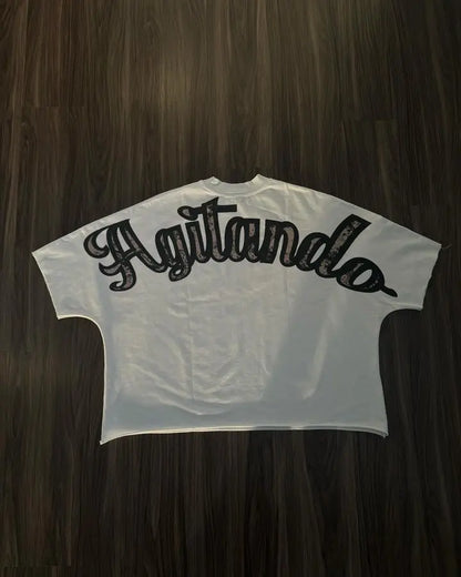 Retro Art Graphic Cotton Oversized T-shirt