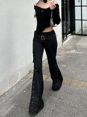 Gothic Belted Slim Pants