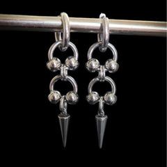Silver Saturn 316L Stainless Steel Stud Earring