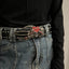 Unisex Gothic Skull Rivet Belt