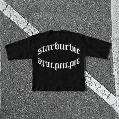 Y2K Lips Teeth Graphic Printed Cotton T-shirt