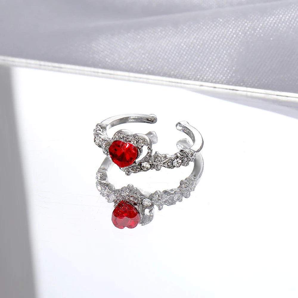 Gothic Animal Butterfly Zircon Star Ring