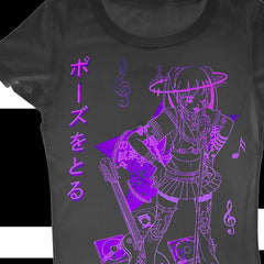 Cyber Graphic Vintage Cotton T-shirt