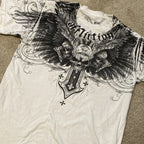 Retro Graphic Print Oversized T-shirt