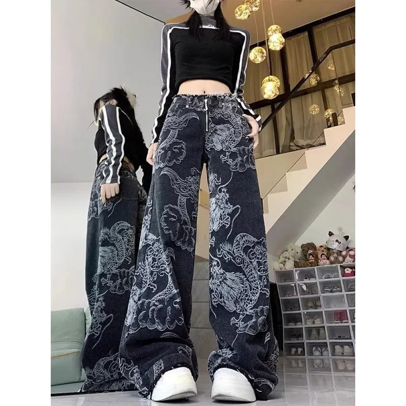Graffiti Printed Gothic Hip Hop Pant Main image