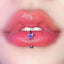 Butterfly Horseshoe BCR Lip Stud