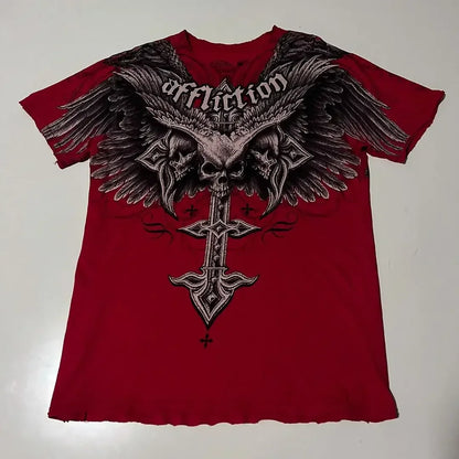 Old Money Graphic Cotton T-shirt