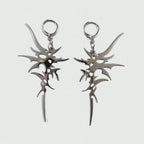 Vintage Crystal Cross Baroque Drop Earring