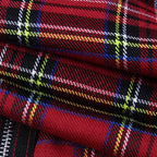 Plaid Zipper Chain Corset