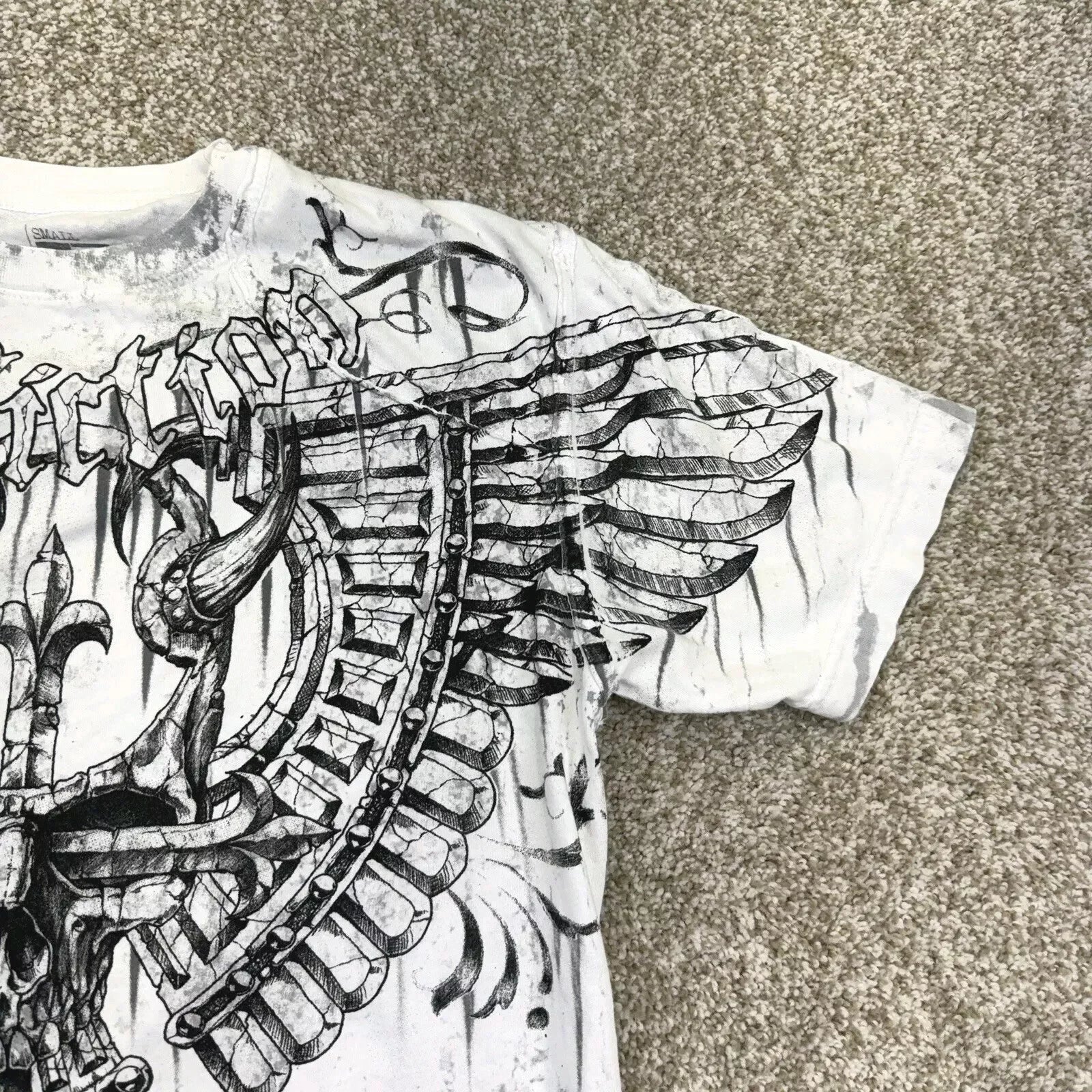 Gothic Graphic Oversized Cotton T-shirt
