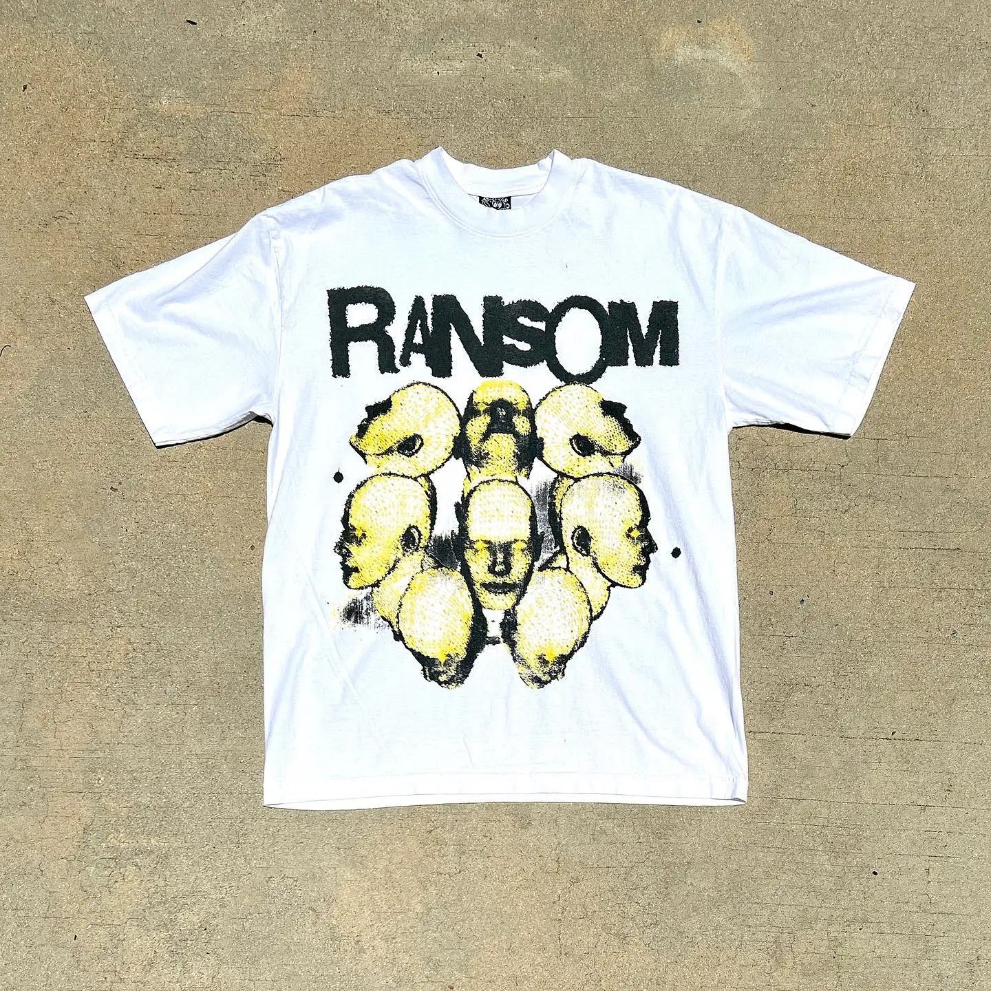 Streetwear Oversized Goth Skull Demon T-shirt Main image