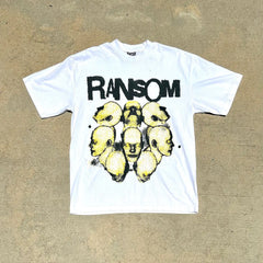 Streetwear Oversized Goth Skull Demon T-shirt