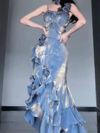 Lolita Fishtail Sleeve Midi Dress