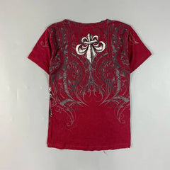 Double Eagle Chain Print Cotton T-shirt