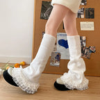 Gothic Lace Over Knee Knit Sock