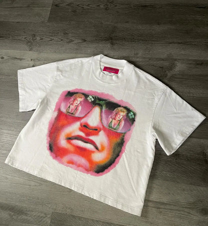 Y2K Punk Oversized Graphic Print T-shirt