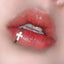 Spike Thorn Snake Bites Hinged Steel Lip Stud