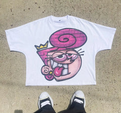 Streetwear Cartoon Kids Printed T-shirt