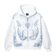 Y2K Revenge Gothic Shrine Printed Hoodie