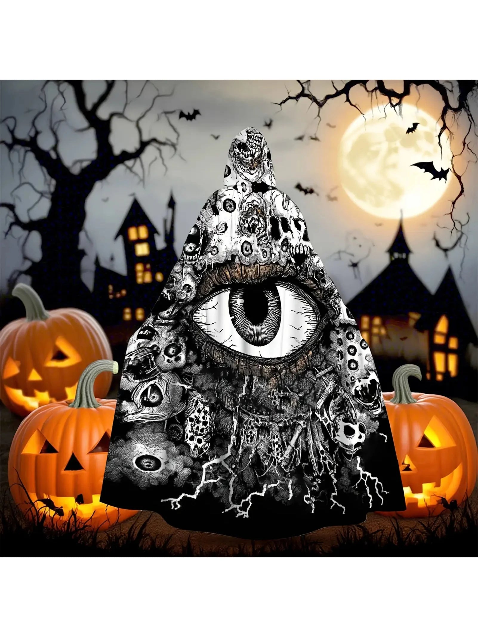 Dark Fantasy Hooded Cloak Secondary image