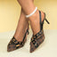 Designer Gothic Flower Embroider Thin Heeled High Heel