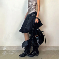 Gothic Wasteland Punk Style Vintage Motorcycle Boot