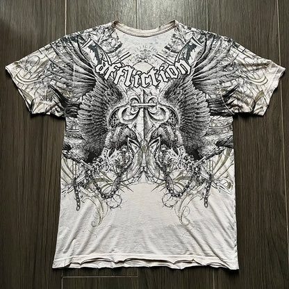 Affliction Logo Cotton T-shirt
