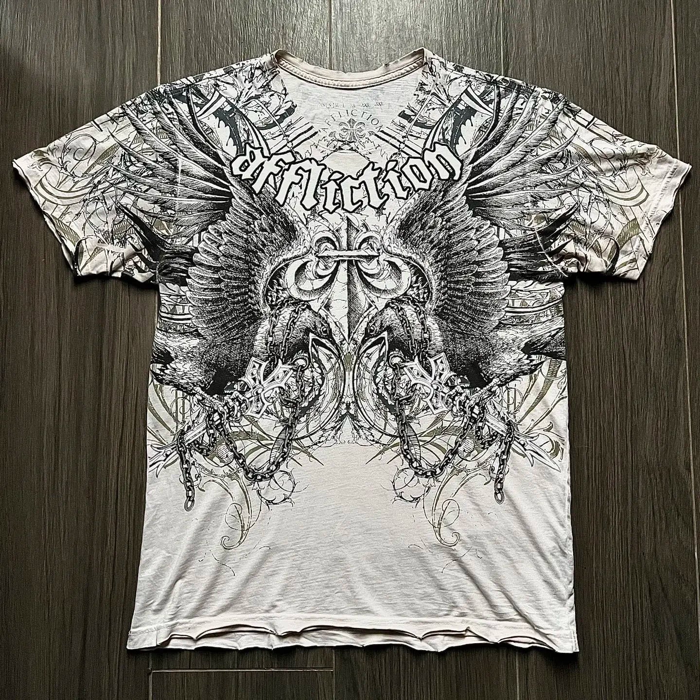 Hip Hop Skull Graphic Long Sleeve T-shirt Main image