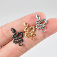 New Style 316L Surgical Steel Snake Tongue Ring