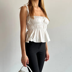 Backless Ruched Clubwear Crop Top